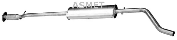 Handler.Part Middle silencer ASMET 16050 1