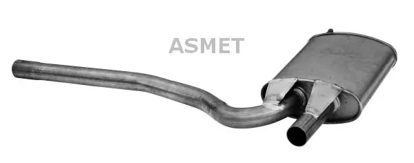 Handler.Part Middle silencer ASMET 06017 1