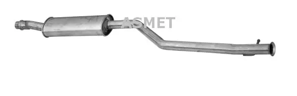 Handler.Part Middle silencer ASMET 09069 1