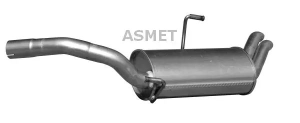 Handler.Part End silencer ASMET 09101 1