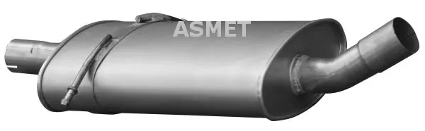 Handler.Part Middle silencer ASMET 01061 1