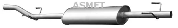 Handler.Part Middle silencer ASMET 02046 1