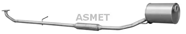 Handler.Part Middle silencer ASMET 22008 1