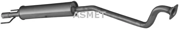 Handler.Part Middle silencer ASMET 05125 1