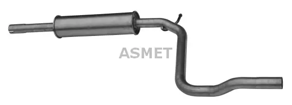 Handler.Part Middle silencer ASMET 03075 1