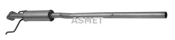 Handler.Part Middle silencer ASMET 25010 1