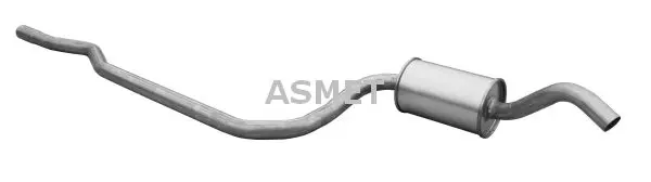 Handler.Part Middle silencer ASMET 07069 1