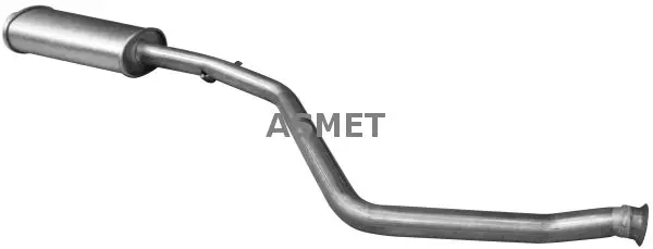 Handler.Part Middle silencer ASMET 08041 2