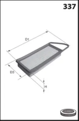 Handler.Part Air filter Lucas LFAF561 2