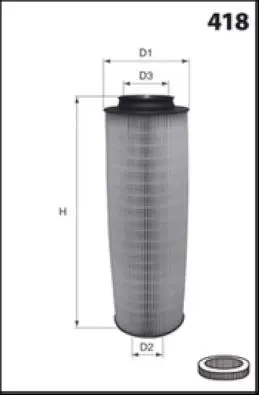 Handler.Part Air filter Lucas LFAF242 1