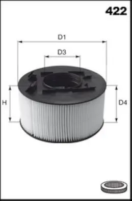 Handler.Part Air filter Lucas LFAF489 2