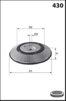 Handler.Part Air filter Lucas LFAF335 1