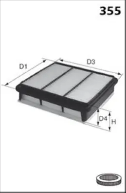 Handler.Part Air filter Lucas LFAF445 1