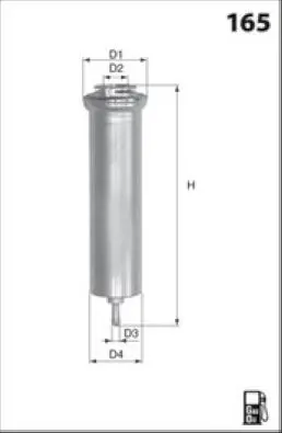 Handler.Part Fuel filter Lucas LFDF239 2