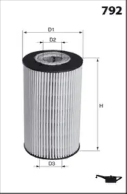 Handler.Part Oil filter Lucas LFOE274 1