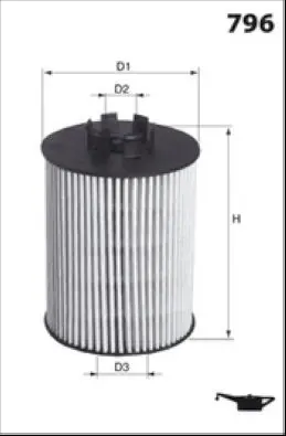 Handler.Part Oil filter Lucas LFOE303 2