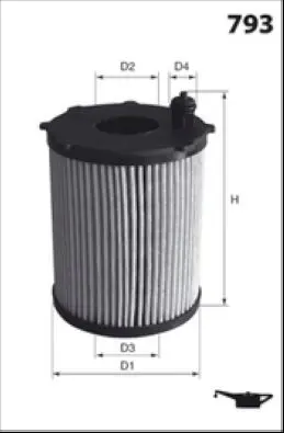 Handler.Part Oil filter Lucas LFOE305 2