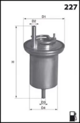 Handler.Part Fuel filter Lucas LFPF008 1