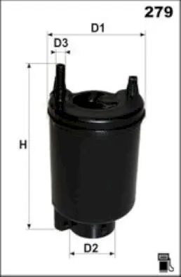 Handler.Part Fuel filter Lucas LFPT066 2