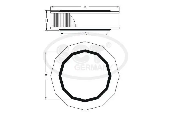 Handler.Part Oil filter SCT SH4053P 3