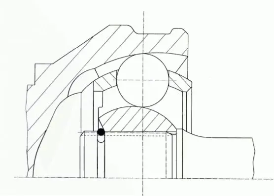 Handler.Part Joint kit, drive shaft Spidan 22498 2