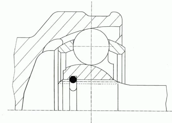 Handler.Part Joint kit, drive shaft Spidan 21182 2