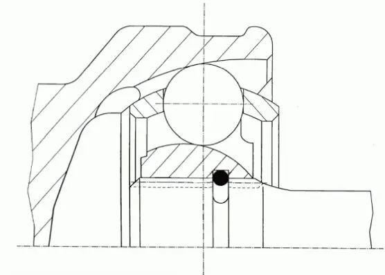 Handler.Part Joint kit, drive shaft Spidan 22199 2