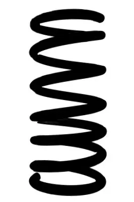 Handler.Part Coil spring Spidan 87482 1