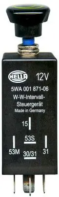 Handler.Part Control unit, wipe-/wash interval HELLA 5WA001871071 1