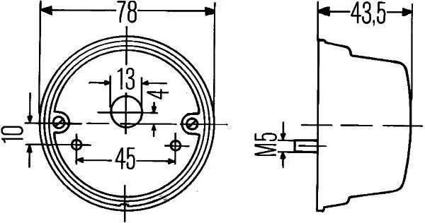 Handler.Part Combination rearlight HELLA 2SB001259261 3