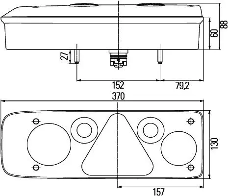 Handler.Part Combination rearlight HELLA 2VP340942101 2