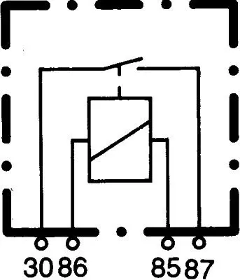 Handler.Part Relay, main current HELLA 4RA933332111 2