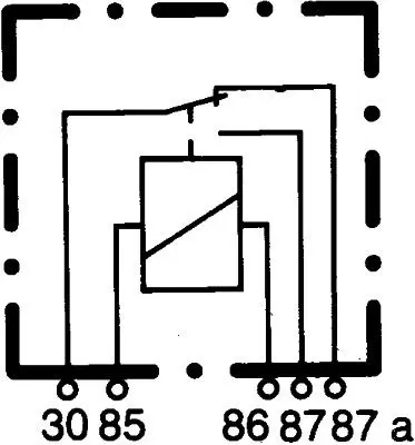 Handler.Part Relay, main current HELLA 4RD933332077 2