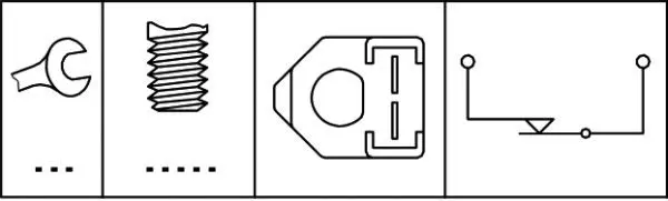 Handler.Part Brake light switch HELLA 6DF003263081 2