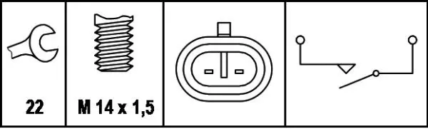 Handler.Part Switch, reverse light HELLA 6ZF008621011 2