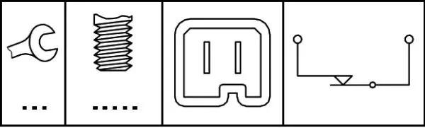 Handler.Part Brake light switch HELLA 6DD008622171 2