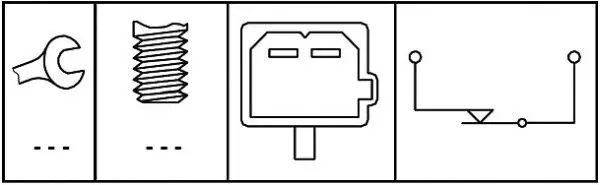 Handler.Part Brake light switch HELLA 6DD008622721 2