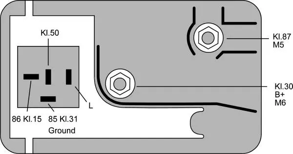 Handler.Part Control unit, glow plug system HELLA 4RV008188111 3