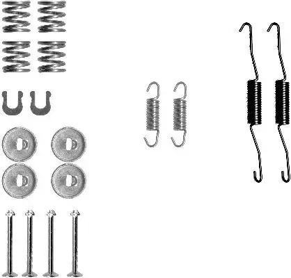 Handler.Part Accessory kit, brake shoes HELLA 8DZ355200521 1