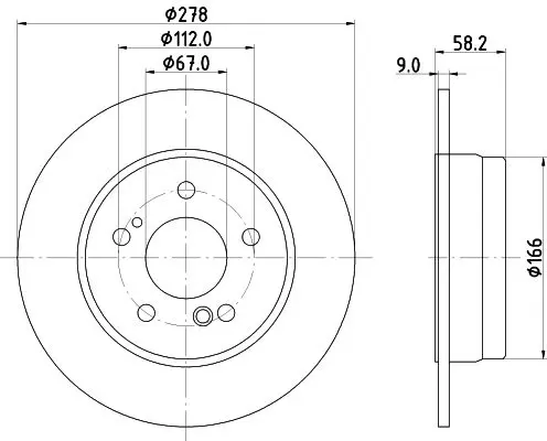 Handler.Part Brake disc HELLA 8DD355102861 4