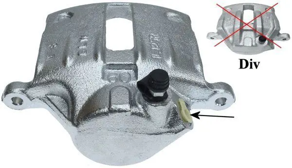 Handler.Part Brake caliper HELLA 8AC355393351 1