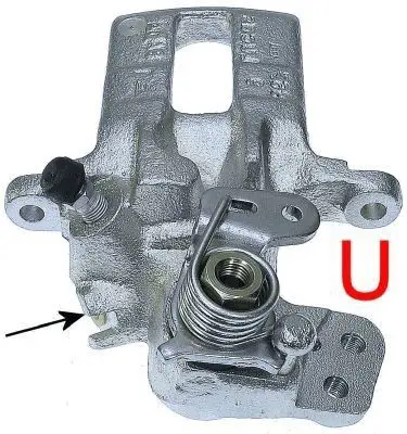 Handler.Part Brake caliper HELLA 8AC355383261 1