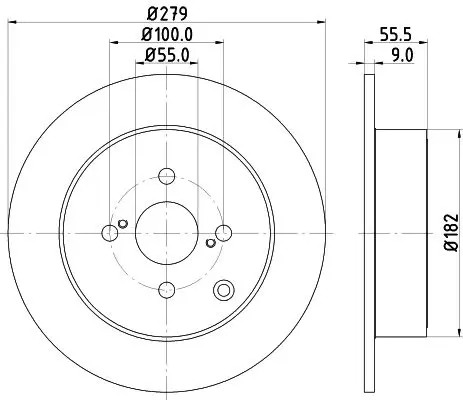 Handler.Part Brake disc HELLA 8DD355110511 4