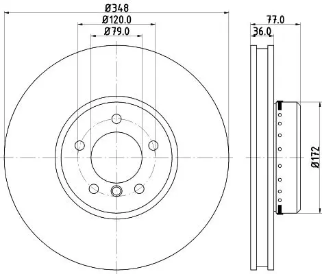 Handler.Part Brake disc HELLA 8DD355120791 4