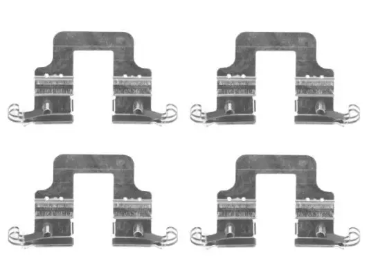 Handler.Part Accessory kit, disc brake pads HELLA 8DZ355204851 1