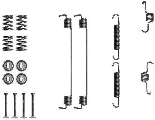 Handler.Part Accessory kit, brake shoes HELLA 8DZ355200671 1