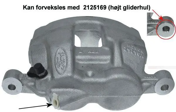 Handler.Part Brake caliper HELLA 8AC355387311 1