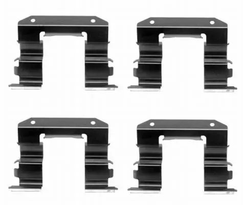 Handler.Part Accessory kit, disc brake pads HELLA 8DZ355202511 1