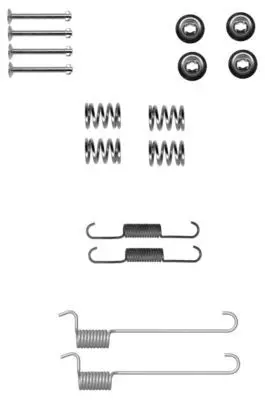 Handler.Part Accessory kit, parking brake shoes HELLA 8DZ355201881 1