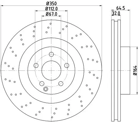 Handler.Part Brake disc HELLA 8DD355115401 4